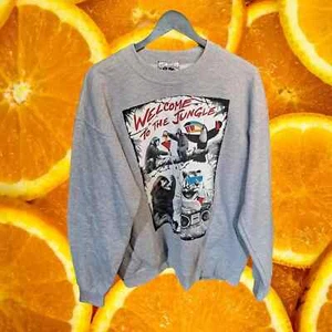 Riot Society Welcome To The Jungle Sweatshirt Size Large - Picture 1 of 4