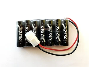 XCell 7er Akkupack mit Tamiya-Stecker 8,4V 2550mAh NiMH AA Mignon - Bild 1 von 1