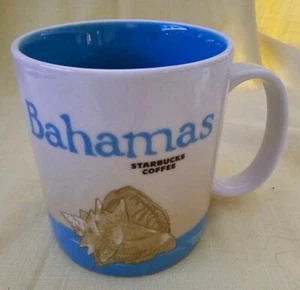 Tazza tazza in ceramica Starbucks Coffee 2013 Global Icon Collector Series BAHAMAS 16 oz - Foto 1 di 7