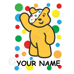 KINDER IN BEDÜRFTIGKEIT SPOTS WINKEN PERSONALISIERT - T-SHIRT AUFBÜGELN TRANSFERS - A5 A4 - Bild 1 von 3