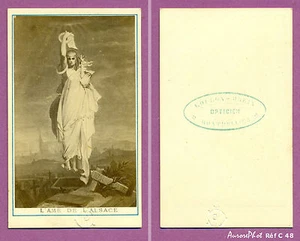 CDV COLLON-MORIN à MONTPELLIER : GUERRE 1870, " L'ÂME DE L'ALSACE " -C 48 - Imagen 1 de 1