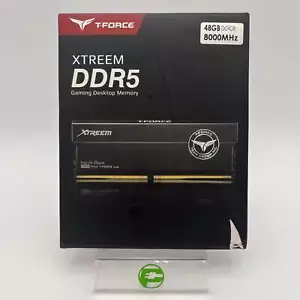 Nuovo Team T-Force Xtreem 48 GB (2X24 GB) RAM DDR5 8000 MHz CL38-49-49-84 RAM da gioco - Foto 1 di 7