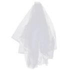 5X(Simple Short Tulle Wedding Veils White Bridal  For Bride For Wedding6939