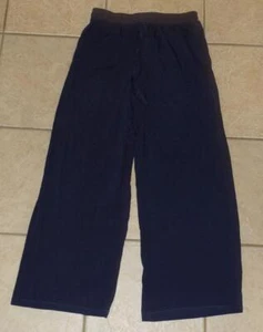 NEW NWT Navy Blue Sz Small Elastic Waist Lounge Sleep Pants Side Pockets - Picture 1 of 1