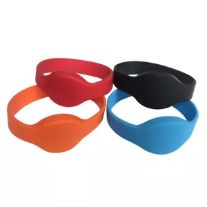 13.56MHZ MIFARE Classic 1K Wristband Unique ID RFID 1K Silicone Bracelet -5 - Picture 1 of 6