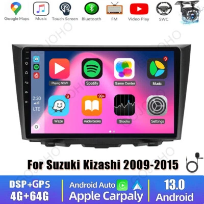64GB Android 13 Car Radio Navi GPS CarPlay Stereo For Suzuki Kizashi 2009-2015 - Image 1 of 4