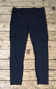 Lululemon Women’s Size 10 Black F & F 7/8 Tight II *Non-Reflective Nulux 25” EUC - Picture 1 of 8