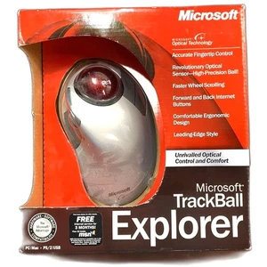 Microsoft Trackball Explorer - BRANDNEU, OPEN BOX - PS/2 & USB - Bild 1 von 6