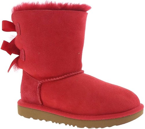 Big & Little Kid UGG Bailey Bow II nastro rosso (1017394K RBRD)