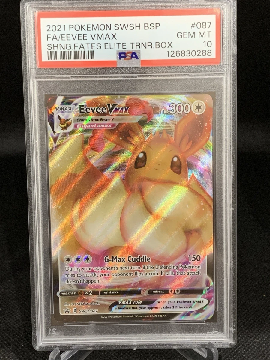 Pokémon TCG Grade 10 Eevee Individual Collectible Card Game Cards