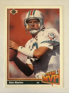 1991 Upper Deck Dan Marino Team MVP #495 Miami Dolphins - Picture 1 of 2