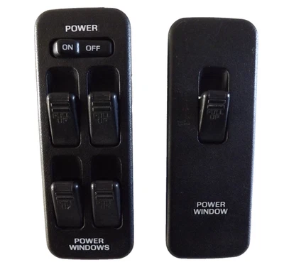 Ford Escort 1992-1996 4 puertas conductores ventana eléctrica maestra e interruptores de pasajeros Foto 1 de 4