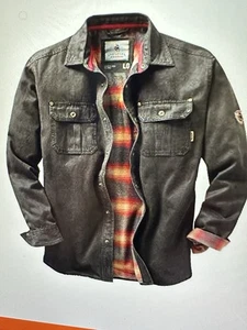 Legendary Whitetails Journeyman Flannel Lined Wax Cotton Shirt Jacket Size L - Picture 1 of 9
