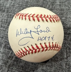 Whitey Ford (Died 2020) HOF 74 JSA Signed Autographed Baseball New York Yankees - Picture 1 of 3