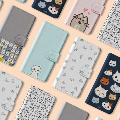 Personalised Wallet Phone Case for iPhone 16 16e 15 14 Pro Max Cover Cute Cats - Image 1 of 4