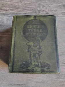 Antique Bryce's English Dictionary Book Miniature Thumb Size Dictionary 1800s - Imagen 1 de 15