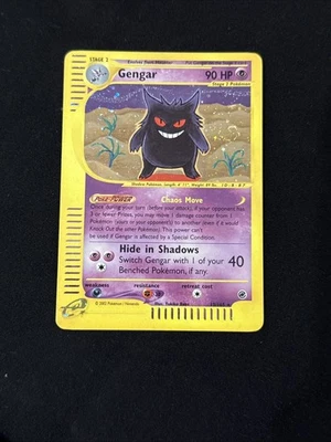 Pokemon Gengar 13/165 Expedition Holo, Excellent Condition with Swirl - Image 1 of 4