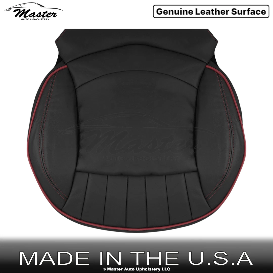 PREB Cuero Coche Fundas Asientos Para Mini One 3-Door F56 2014 2015 2016 2017 2018 2019 2020 | Impermeable Delanteros Y Traseros Juegos De Cubreasientos Protección,A/Blackred-Standard