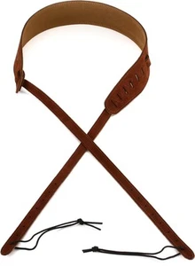 Levy's MS14 2.5" Suede Banjo Strap - Brown - Picture 1 of 6