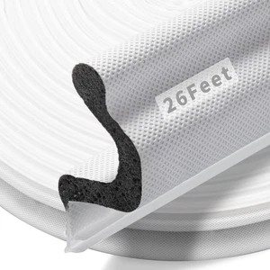 Tira de sellado de puerta de largo alcance BISOTHAI 26 pies, nueva actualización... - Imagen 1 de 7