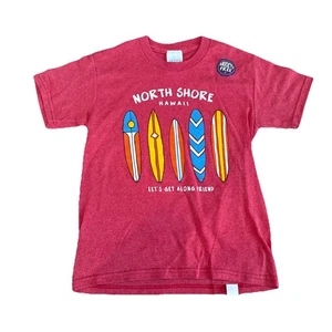 Emi  Cotton Youth Shirt Souvenir North Shore Hawaii Surf Boards - Picture 1 of 8
