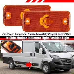 2x Side Marker Indicator Lights 735438349 735438350 For Fiat Ducato Bj.: 2006 - Picture 1 of 2