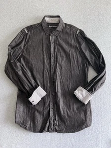 WRV Hemd Herren Large grau Knopfleiste Langarm Wellenreitfahrzeuge - Bild 1 von 16