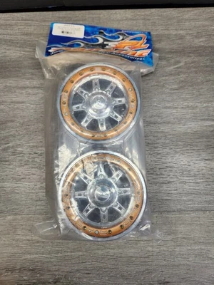 Vintage Proline Weld Wheels 2683-01 Cheyenne Beadlock Gold 40 Series 23mm RC - Image 1 of 4