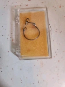 STERLING SILVER CHARM HOLDER NECKLACE DISPLAY HANDMADE - Picture 1 of 3