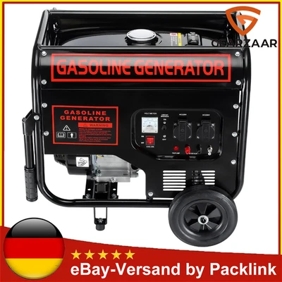 Stromerzeuger Benzin 3000W Notstromaggregat Stromgenerator 7,5PS 4-Takt 2x 230V - Bild 1 von 4