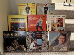 Duane Eddy Vinyl LP Lot - 8 Original Vintage Albums - Imagen 1 de 9