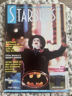 STARBURST Magazine - # 133 - 1989 - Batman - Jack Nicholson - Joker - Tim Burton - Image 1 of 4