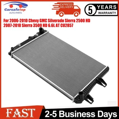 Radiator for 2006-2010 Chevy GMC Silverado Sierra 2500 HD 3500 HD 6.6L CU2857 .. - Imagem 1 de 4