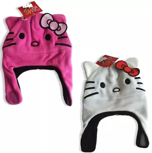 Garden Hello Kitty Winter Hat Zöpfchenmütze Knitted Cap Per - Picture 1 of 3