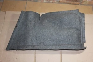 GENUINE BMW E34 SEDAN REAR PANEL TRUNK RIGHT LUGGAGE COMPARTMENT CARPET GRAY OEM - Picture 1 of 8