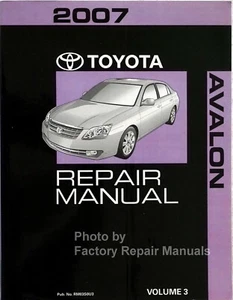 2007 Toyota Avalon Factory Service Manual Original Shop Repair Volume 3 of 3 - Foto 1 di 4