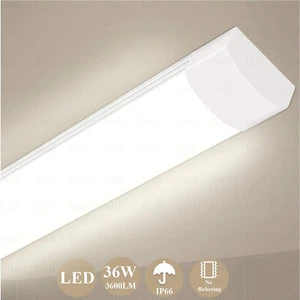 Tubos LED lámpara de habitación húmeda taller garaje lámpara lámpara de techo lámparas tubo - Imagen 1 de 143