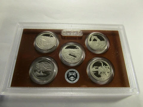 2014 ATB Quarter Proof Set - No Box or COA Cover