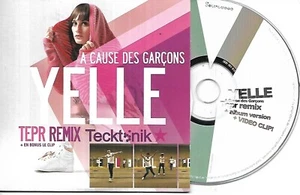 CD CARTONNE CARDSLEEVE 2 TITRES + CLIP YELLE A CAUSE DES GARCONS 2007 - Picture 1 of 1