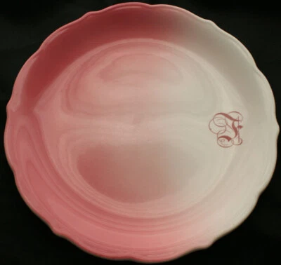 Vintage FONTAINEBLEAU HOTEL Miami Beach Red Luncheon Plate Syracuse China 1955 - Image 1 of 4