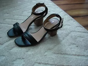Sun + Stone Seffie Damenschuhe Kunstleder Knöchelriemen Blockabsatz Größe 8 - Bild 1 von 7