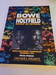 Bowe vs Holyfield World Heavyweight Championship Fight Program Nov 6,1993 - Picture 1 of 12