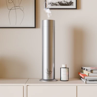 Mini PRO Wireless Scent Tower Diffuser Hotel Collection - Silver or Black - Image 1 of 4