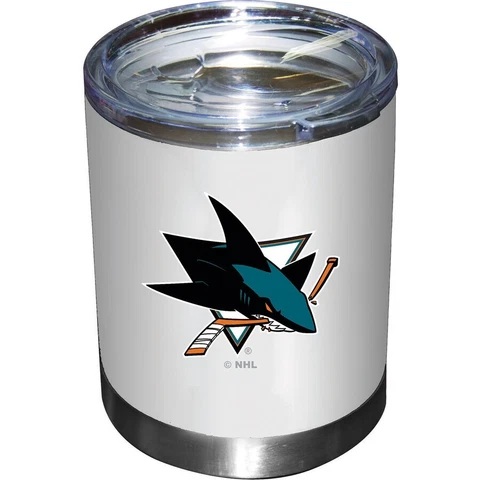 San Jose Sharks 12oz. Team Lowball Tumbler Cover
