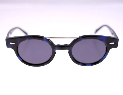 Thierry Mugler TM 10190 C2 女士复古蓝色/灰色太阳眼镜-约 00s-NEW — 第 1/4 张图片