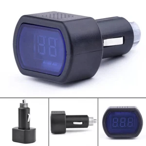 Car Auto LED Voltmeter Electric Cigarette Lighter Voltage Measuring Instrument - Picture 1 of 10