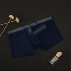 Slips de boxer transparents ultra-minces sexy pour hommes culotte basse en maill