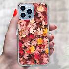 Floral Print Case Clear Silicone Phone Cover For iPhone 15 14 Pro 13 12 11 XR SE