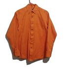 Ariat Womens Western Shirt Size Small Petite Cowgirl Button Down Blouse Orange