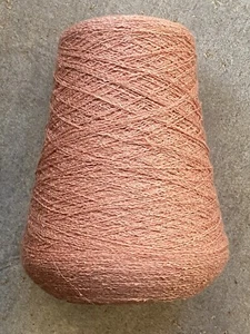 Southern Mercerizing Co. Cotton 20/2 Lace Wt Boucle Yarn, 14oz Cone, Terracotta - Picture 1 of 3